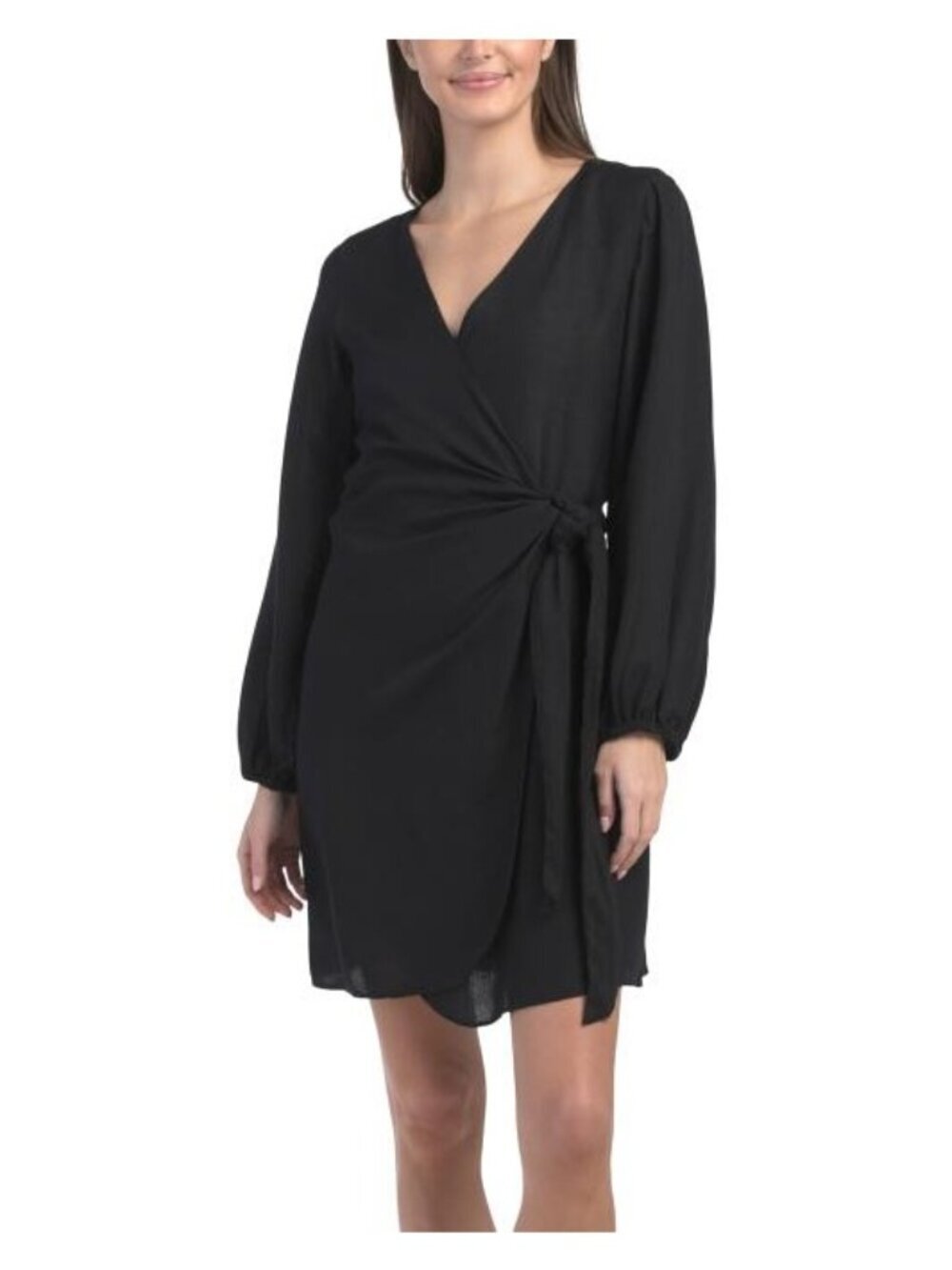 Tommy Bahama Womnes Black Linen Blend St Lucia Cover Up Wrap Dress Sz S New